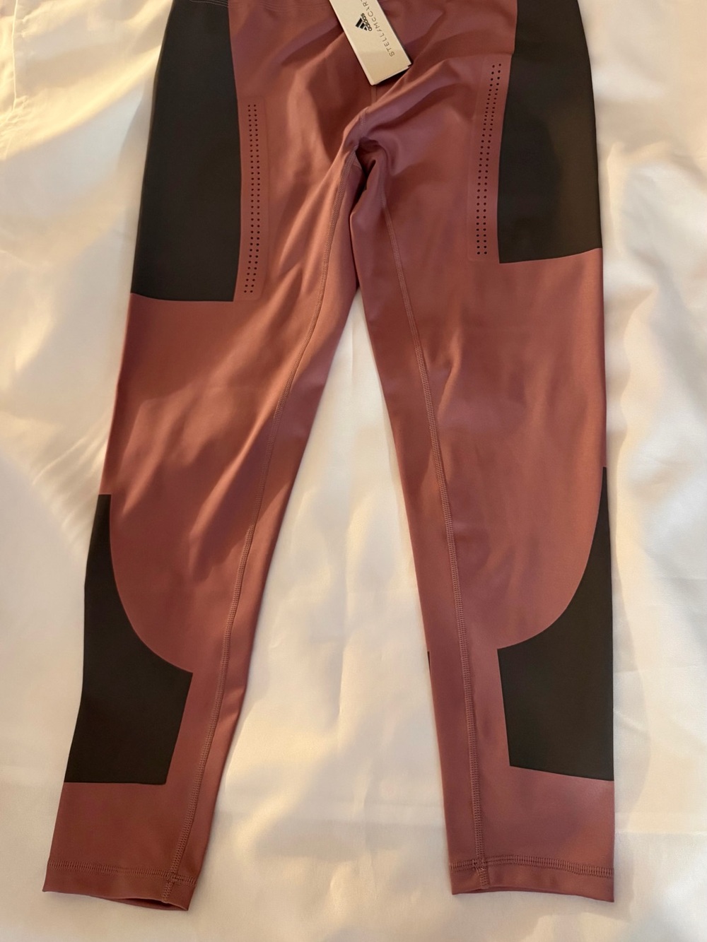 Stella McCartney adidas Women’s Maroon and Black/brown Athletic Leggings